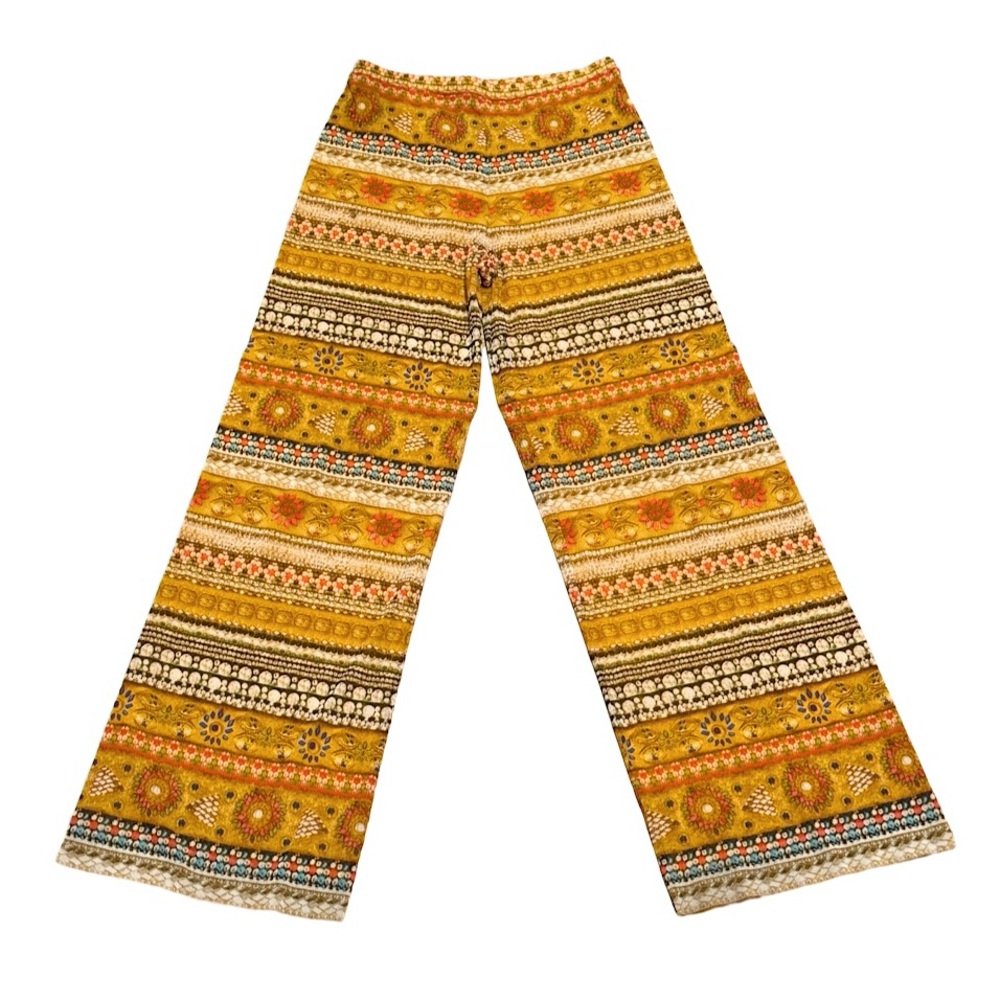 JEAN PAUL GAULTIER SOLEIL Rare Print Mesh Pants M